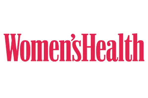 Women's Health magazine logo in pink lettering on a transparent background.